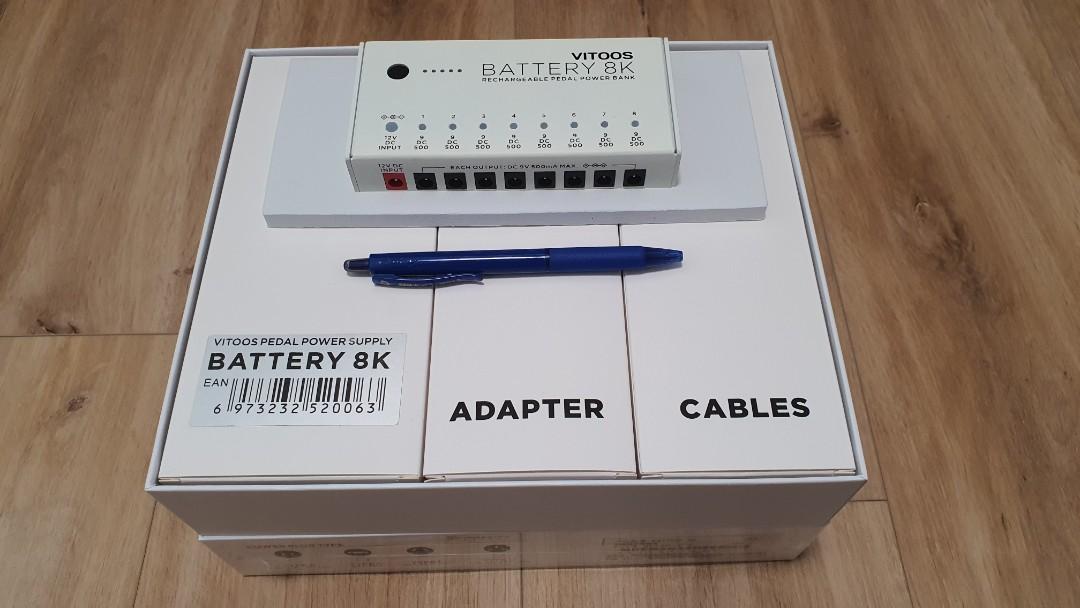 Vitoos Pedalboard Battery 8k, Hobbies & Toys, Music & Media, Musical Instruments on Carousell