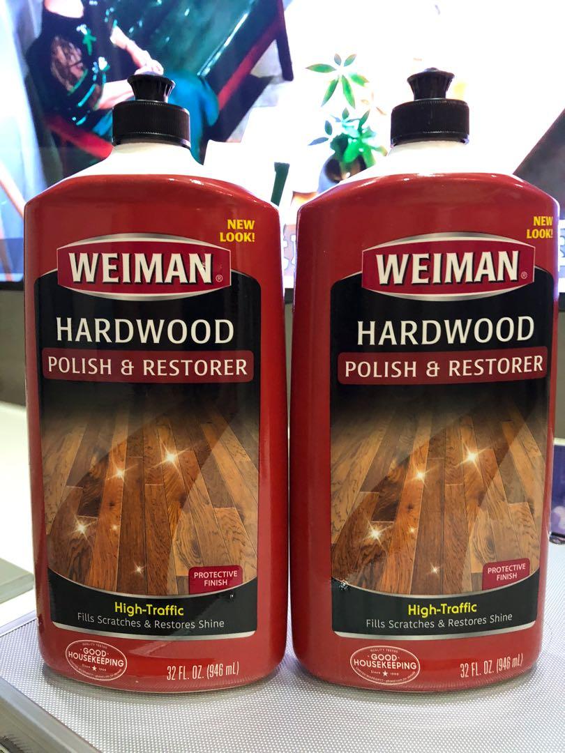 Weiman Hardwood Polish & Restorer, Furniture & Home Living, Cleaning