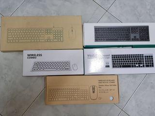 [121503(P2)] Wired Wireless keyboard set