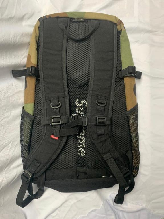 Supreme 1000 denier outlet cordura backpack woodland camo