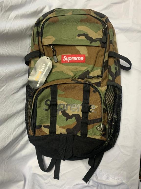 Supreme 1000 denier shop cordura backpack woodland camo