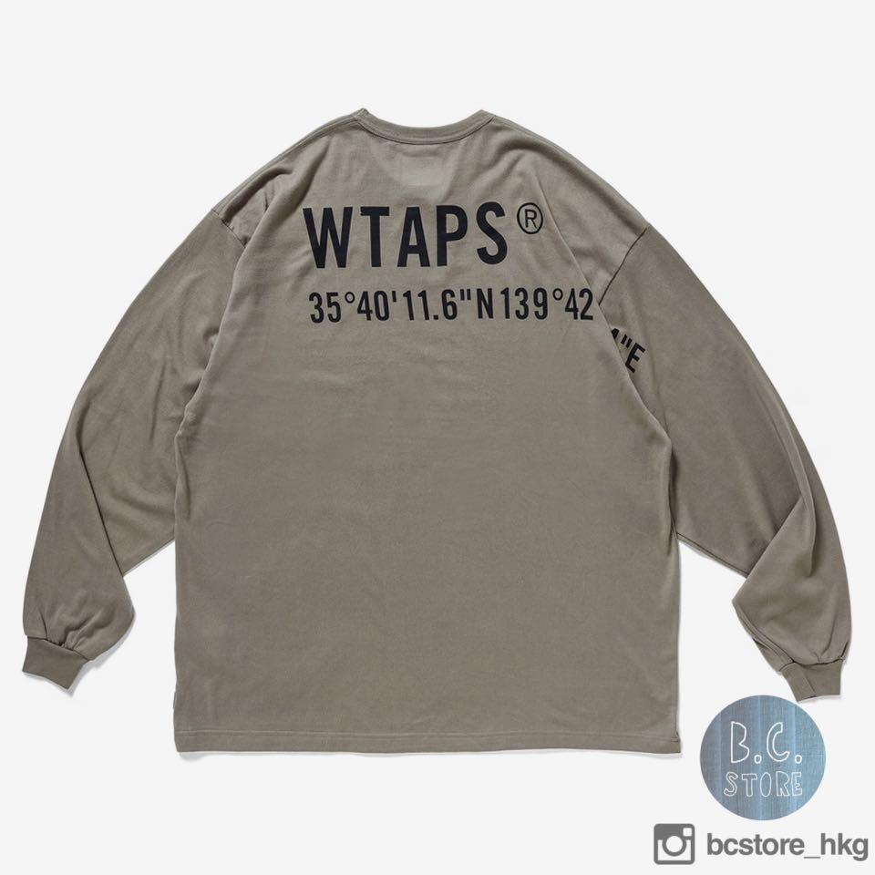 🈹SALE! WTAPS GPS / LS / COTTON 21AW, 男裝, 上身及套裝, T-shirt