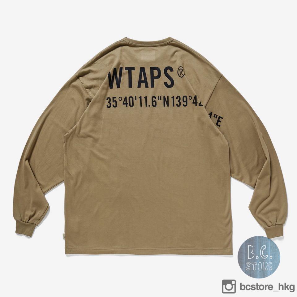 🈹SALE! WTAPS GPS / LS / COTTON 21AW, 男裝, 上身及套裝, T-shirt 
