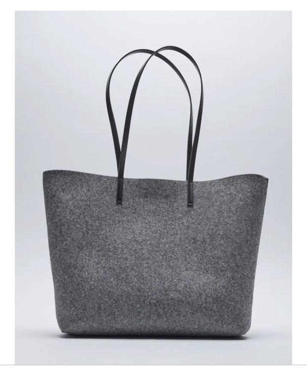 Zara felt bag clearance