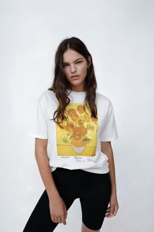 Maglietta van gogh zara sales