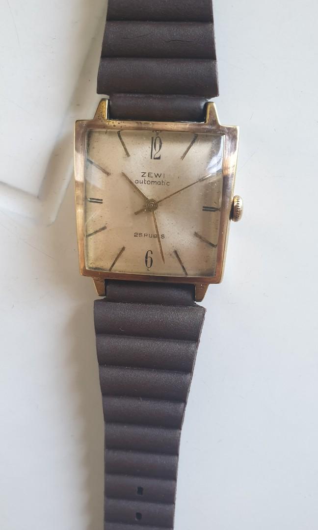 Buy the Ancre 15 Rubis Gold Tone Vintage French Military Calendar Watch |  GoodwillFinds