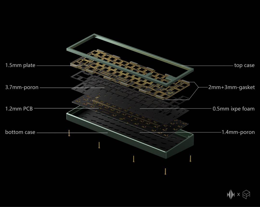ZOO 65% CUSTOM MECHANICAL KEYBOARD, Computers & Tech, Parts ...