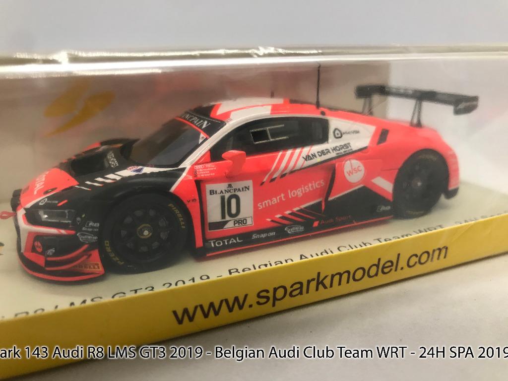スパーク SB258 1/43 Audi R8 LMS GT3 2019 No.10 Belgian Audi