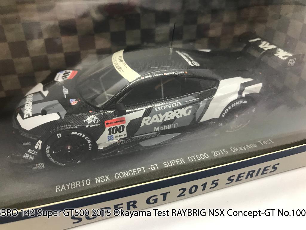 0369 EBBRO 1:43 Super GT500 2015 Okayama Test RAYBRIG NSX Concept