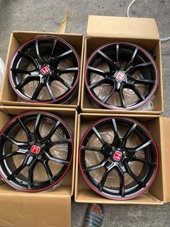 17” Honda Type-R Design code 5253 mags 4Holes pcd 100 Bnew