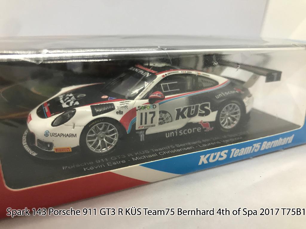【25％OFF】 1:43 Spark 0343 Porsche of 4th Bernhard Team75 KÜS R GT3 911 レーシングカー