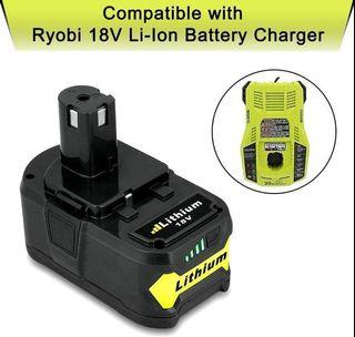 Batterie Ryobi 18v One Plus Rb18l25 Rb18l40 RB18L13 P108 P107 P104  P122 P105 FR
