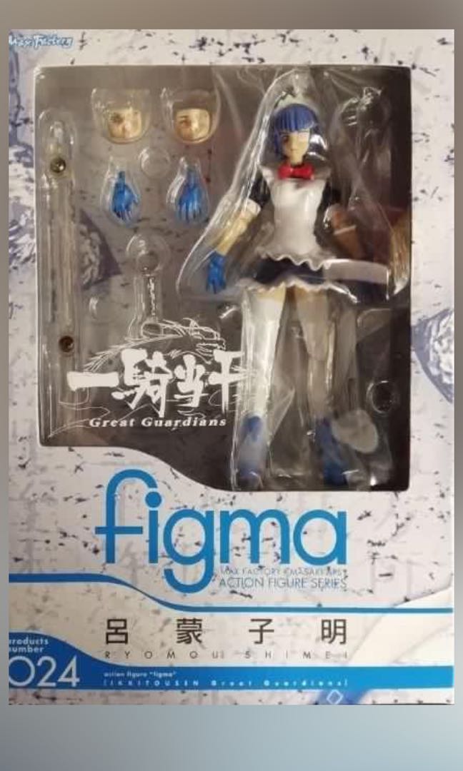 清屋平讓全新未開封Figma 024 一騎當千呂蒙子明Max Factory Action