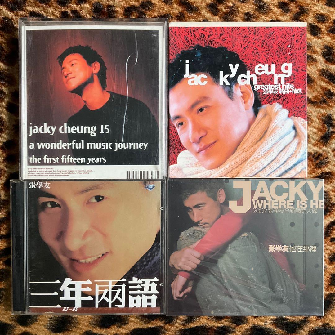 張學友] Jacky Cheung 精選碟及全新國語專輯CD, 興趣及遊戲, 音樂