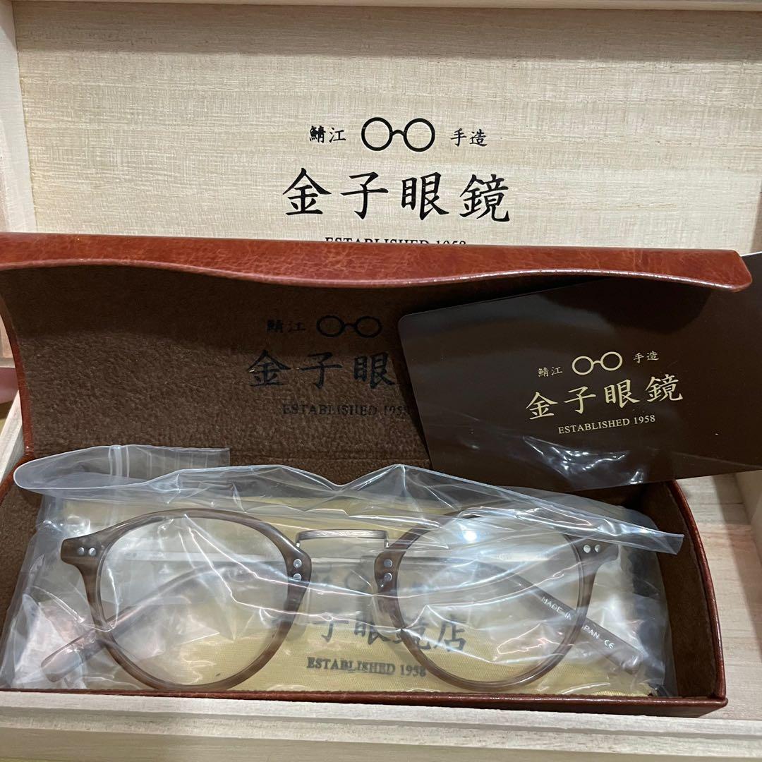 金子眼鏡Kaneko Optical KV-66 BE 鈦金屬中金眼鏡淨架, 男裝, 手錶及