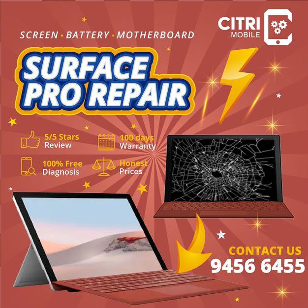 MacBook Screen Repair , Surface Pro 2 3 4 5 6 7 Go Book Laptop iPad