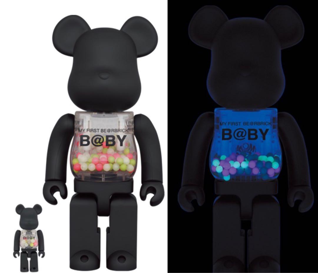 MY FIRST BE@RBRICK MATT BLACK 100％ 400% - フィギュア