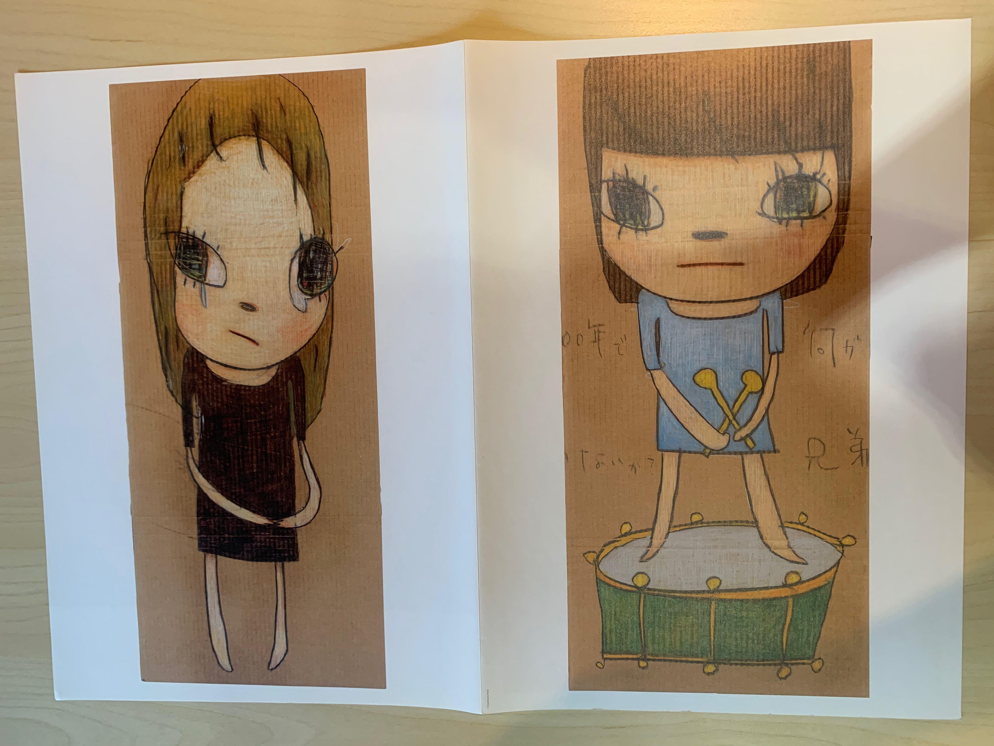 奈良美智 nara yoshitomo art panel 3点セット 奈良美智 nara yoshitomo art panel 3点セット アートトレー
