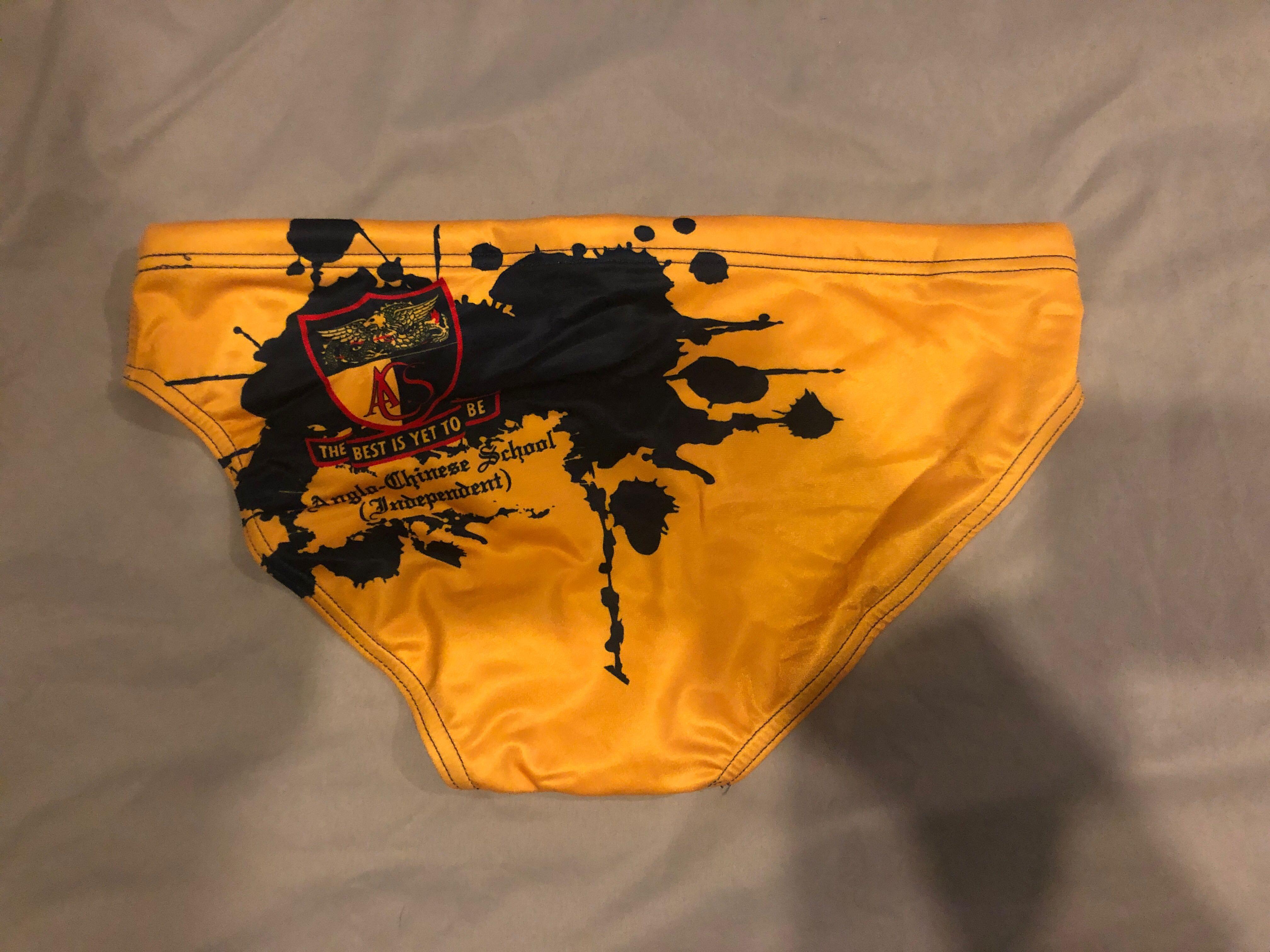 ACS waterpolo trunk + headgear, Men's Fashion, Activewear on Carousell