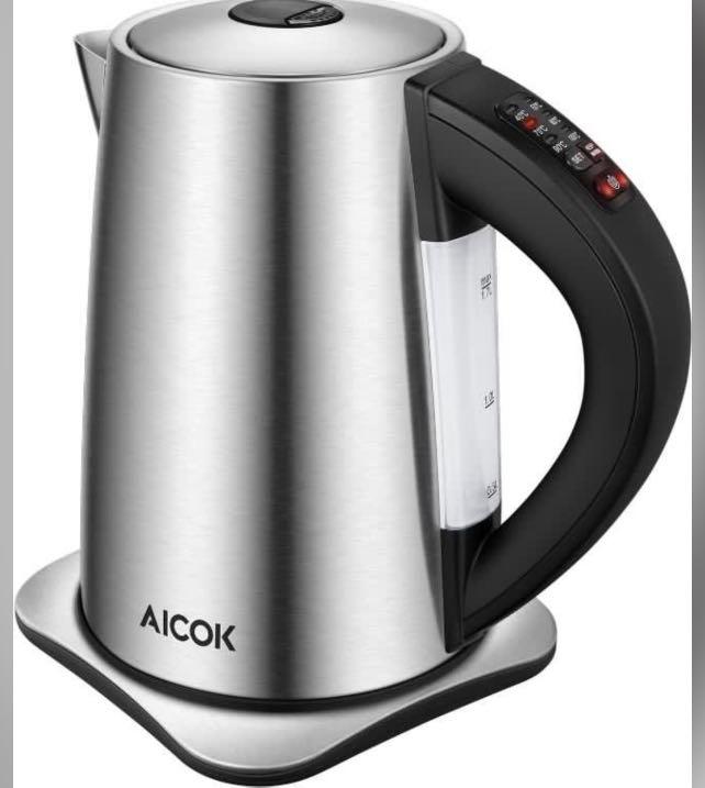 Aicok B0734RH4DH Electric Kettle 1.7L 3000W Cordless Kettle, Auto Shut-off,  BPA-Free, Bla