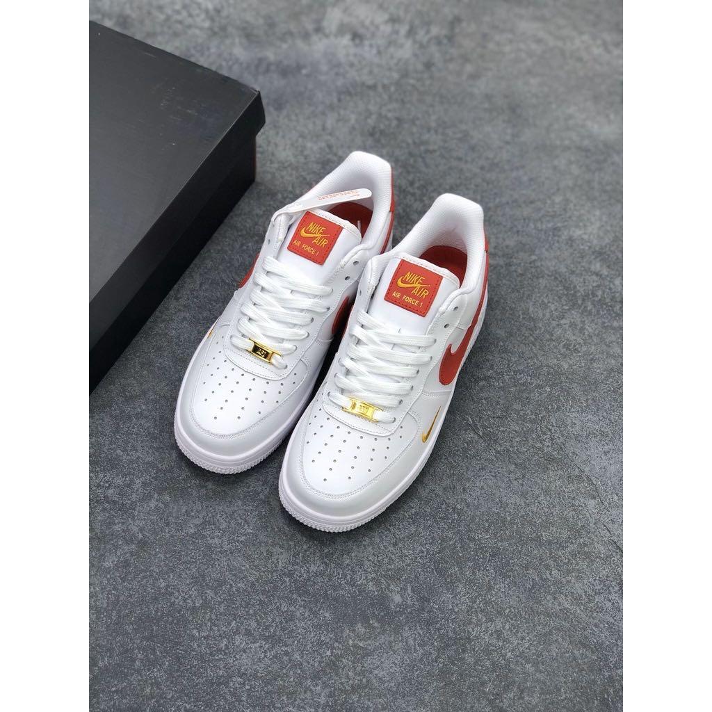 Red and gold af1 best sale