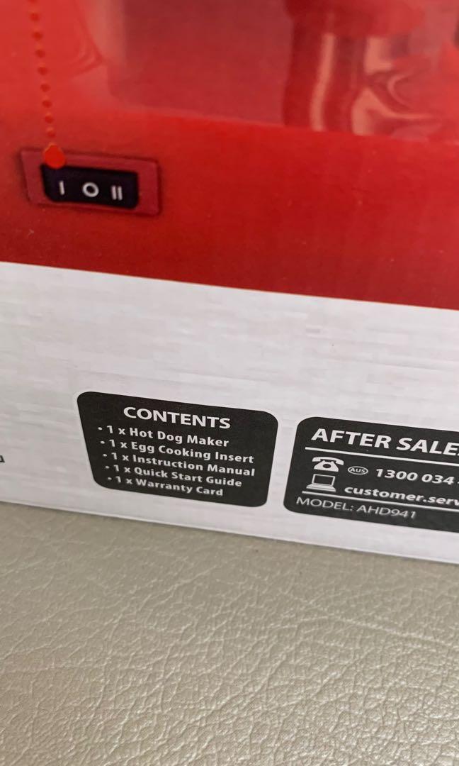 Ambiano hot dog maker, Furniture & Home Living, Kitchenware & Tableware