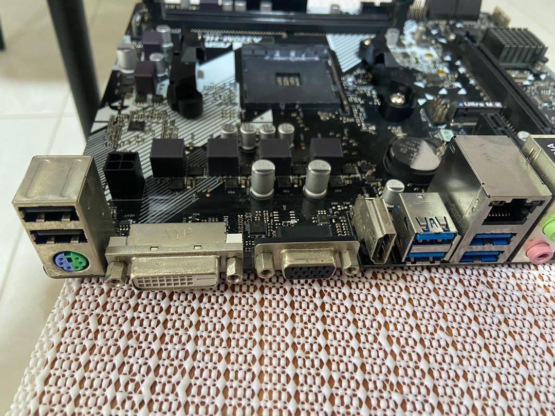Asrock A320m Hdv R4.0 Motherboard (POSSIBLY FAULTY), Computers & Tech
