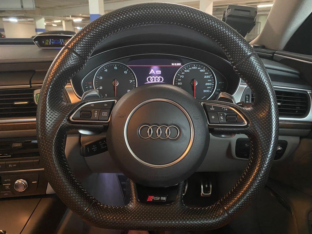 Audi a6 c7 flat on sale bottom steering wheel