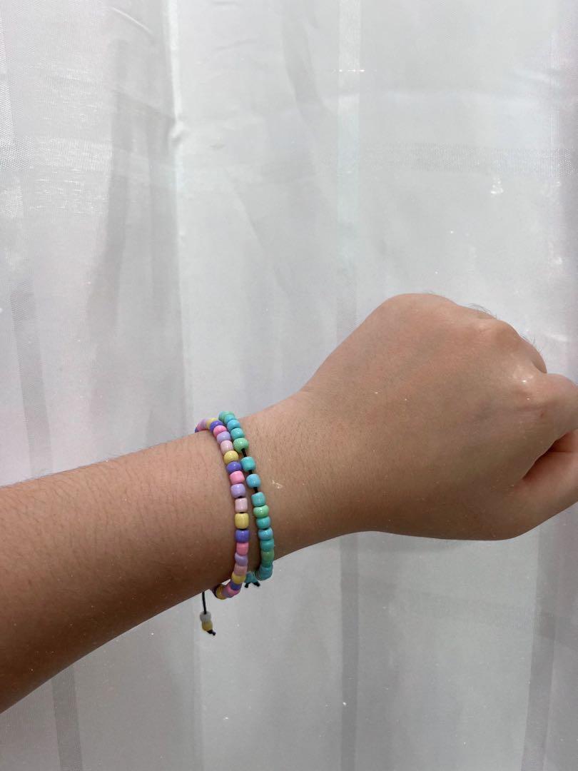 Beaded Bracelets (Category: Bracelets) located in Singapore. Submitted by munchkinsc (Listing ID 1131908240, Image 3). Description: 2 for $8 PM for customisation 💛 .