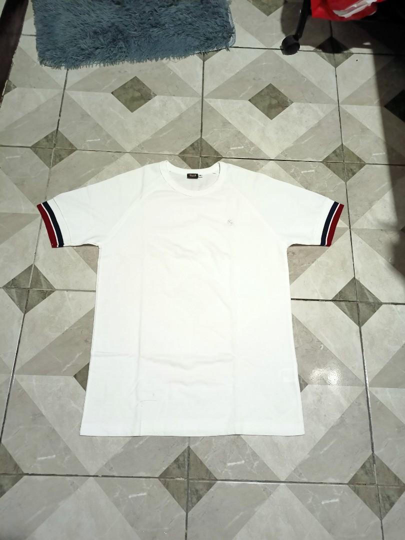 Bench Plain White Shirt, Men's Fashion 