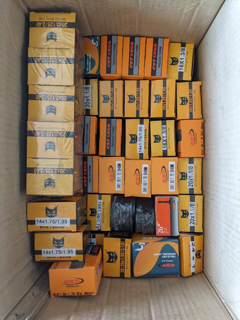 road bike tube size