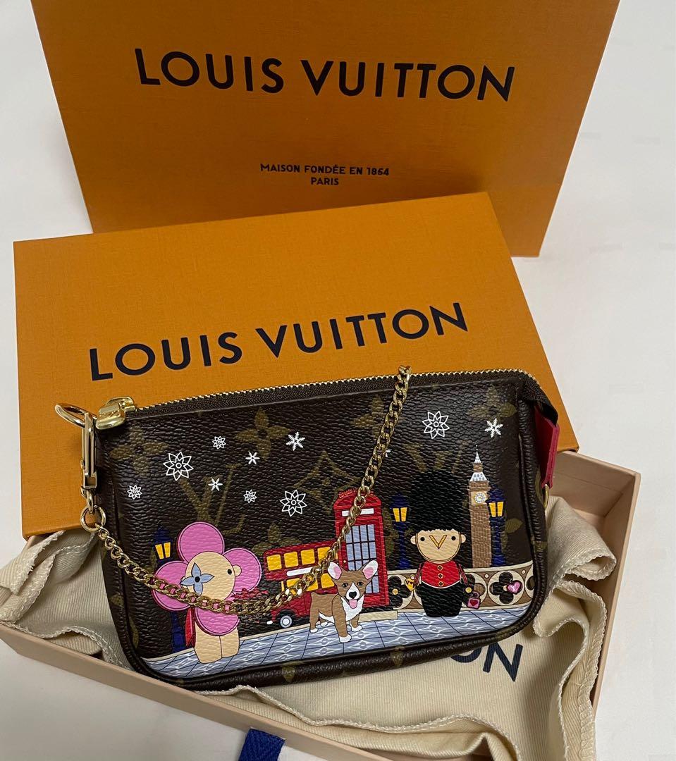 Louis Vuitton Mini Pochette Accessoires Ltd Ed Vivienne in London Christmas  2021 Animation - SOLD