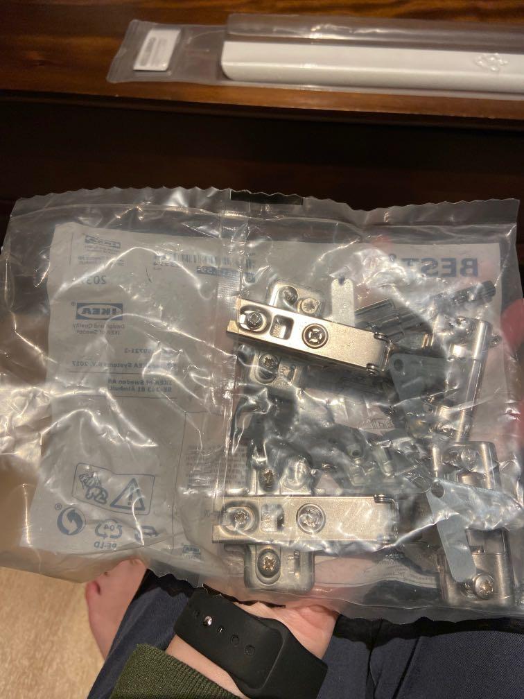 BNIB ikea besta hinge set, Furniture & Home Living, Home Improvement & Organisation, Home