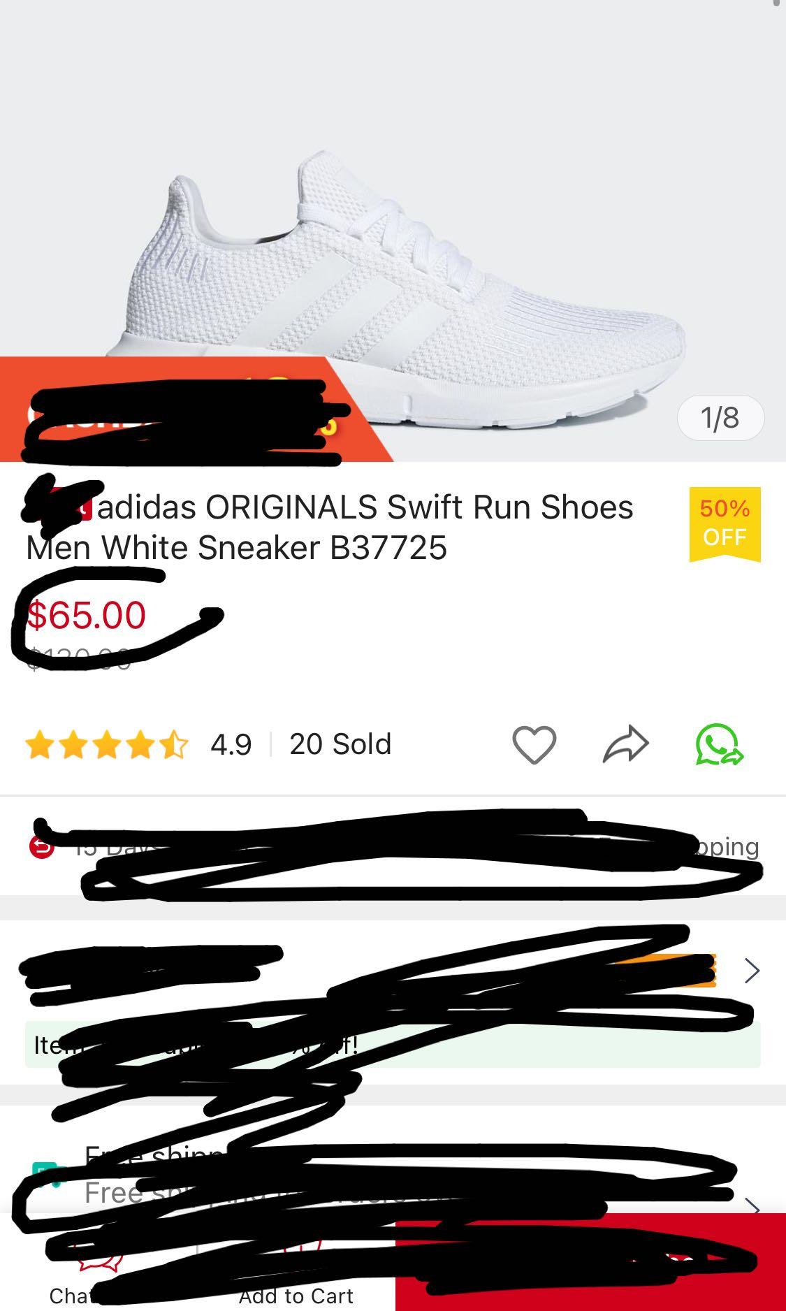 Brand new - ADIDAS swift run sneakers men, Women's Fashion, Footwear,  Sneakers on Carousell