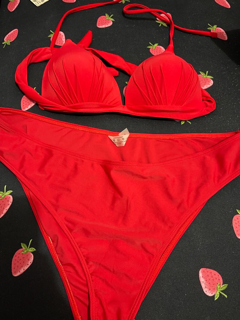 Brand New Shein Red Bikini XL, Women's Fashion, Swimwear, Bikinis