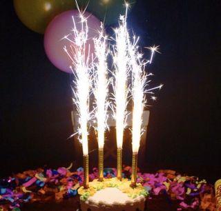 Cake Sparklers Candle New Year - 15 cm