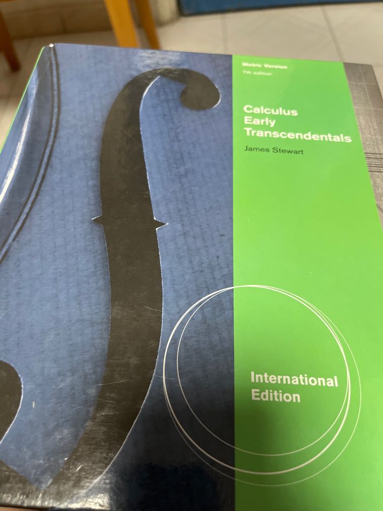 Calculus Early Transcendentals 7th edition, 興趣及遊戲, 書本 & 文具, 教科書