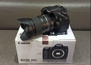 【出售】Canon 70D 數位單眼相機 彩虹公司貨 盒裝完整 9.5成新