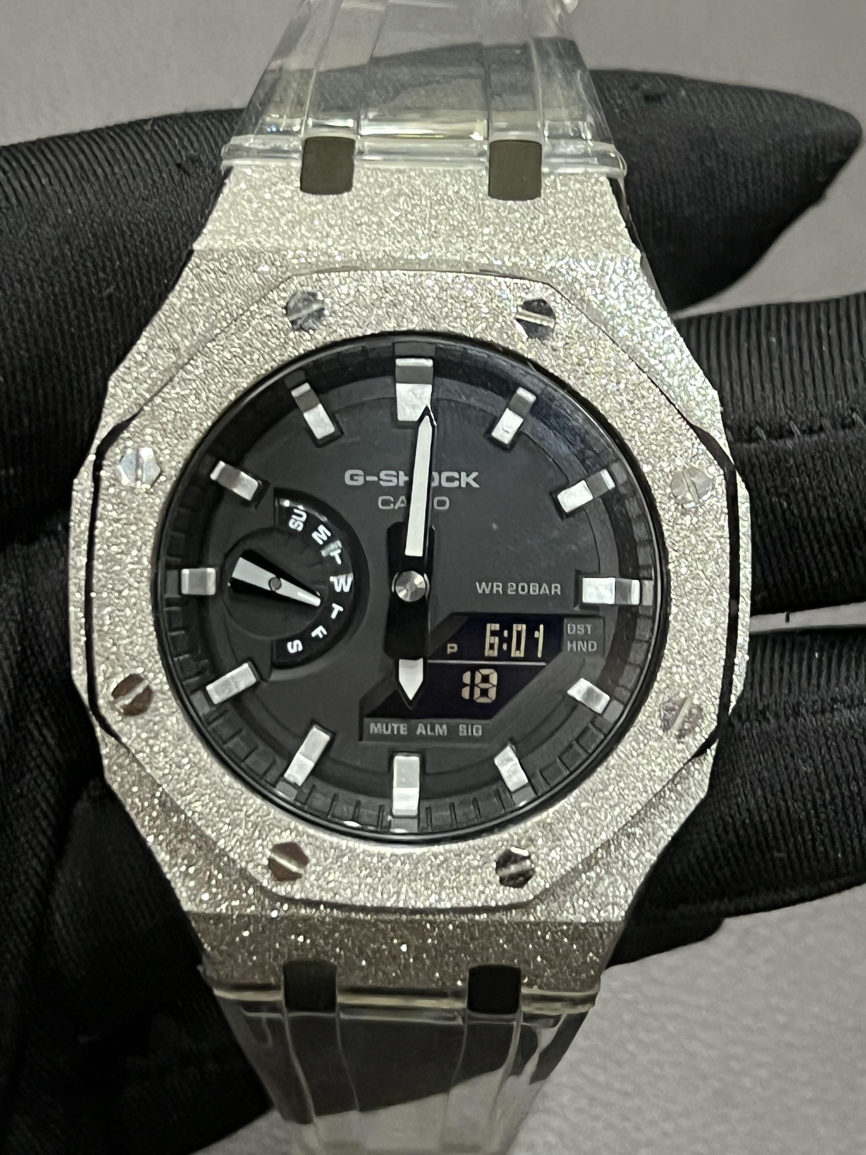 CASIO G SHOCK custom ga2100 ga 2100 frosted jelly strap