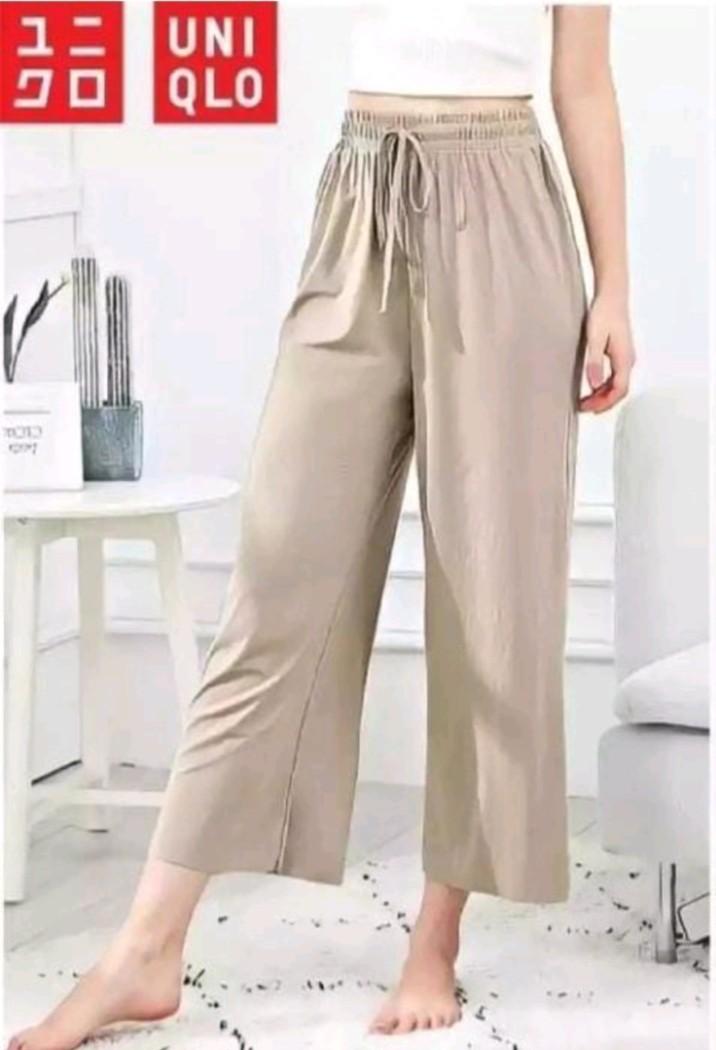 Celana bahan uniqlo, Fesyen Wanita 