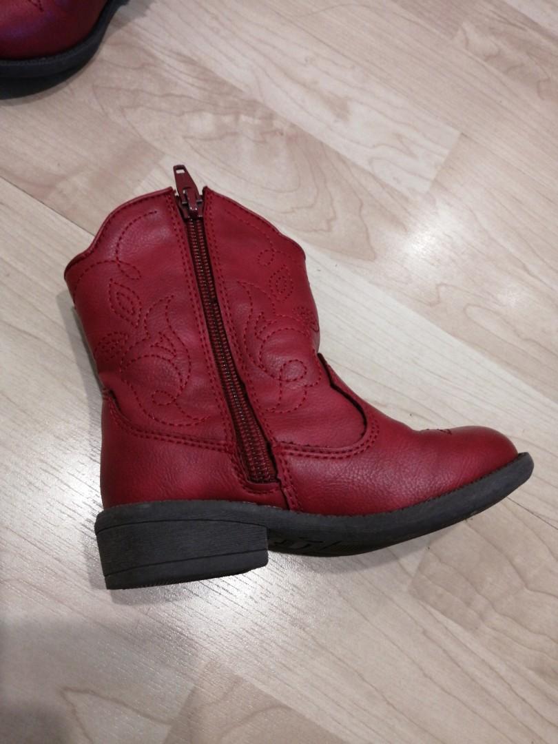 Cat and jack red boots outlet