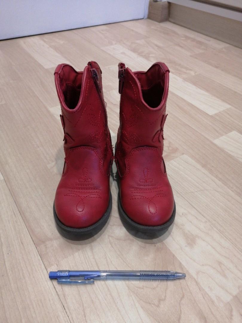 PRICE DROP Cat Jack Children s Red Leather Boots
