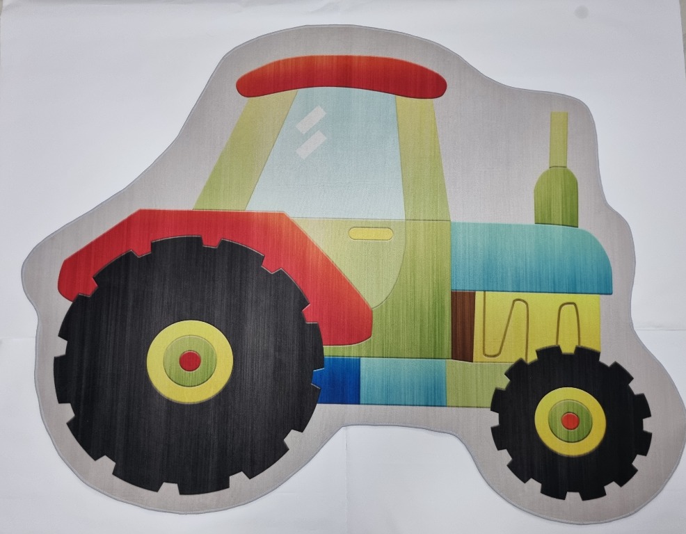 Children's Tractor Carpet/ Rug for Bedside (100 cm X 148 cm