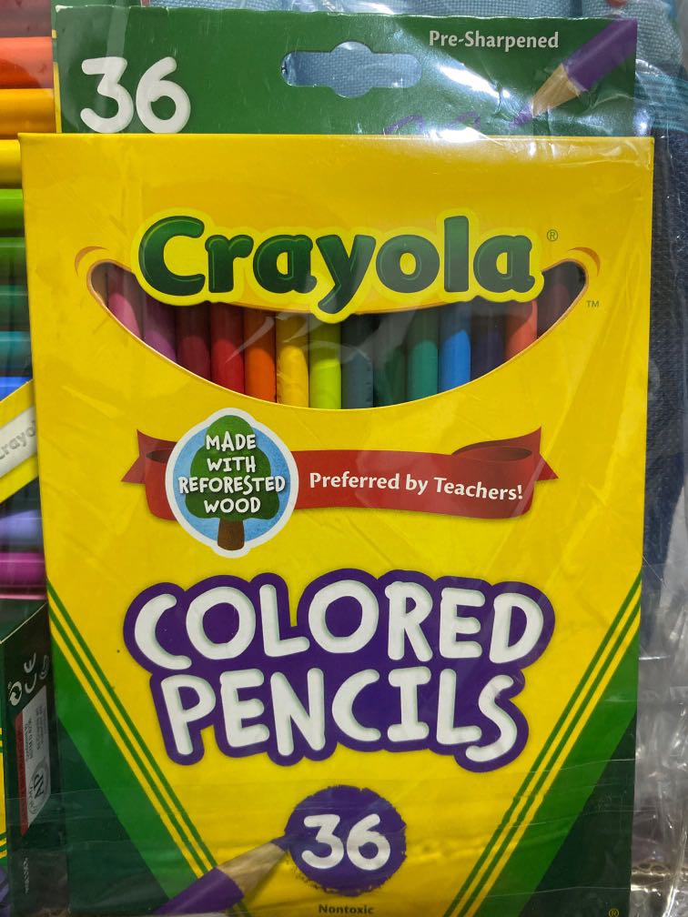 Crayola Colored Pencils 36 count, Hobbies & Toys, Stationery ...