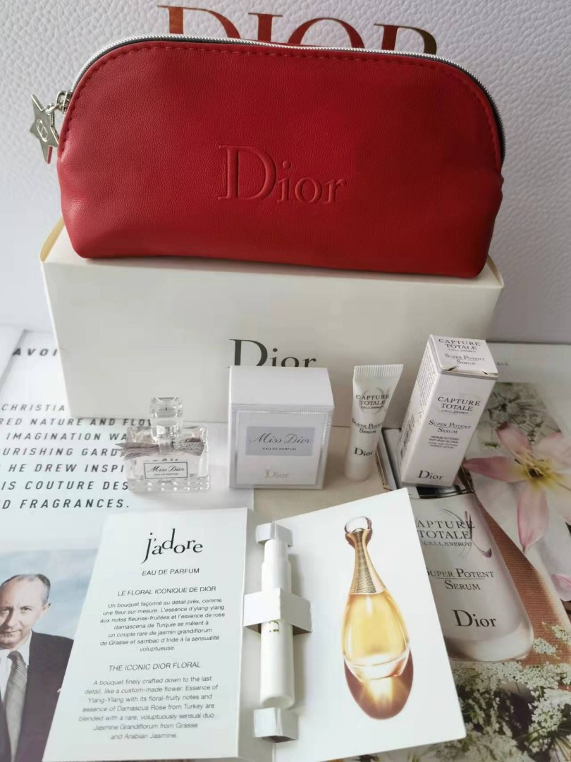 Dior makeup sale bag set