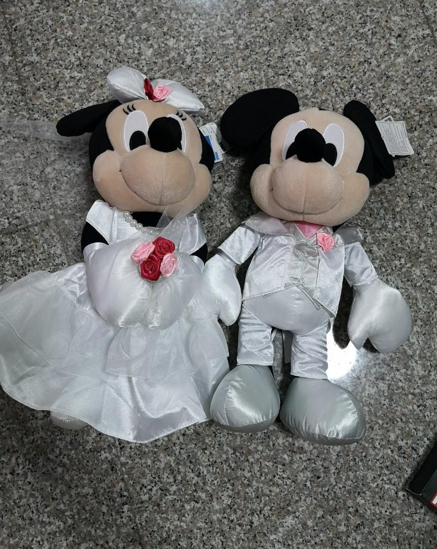 Minnie mouse store bride stuffed animal