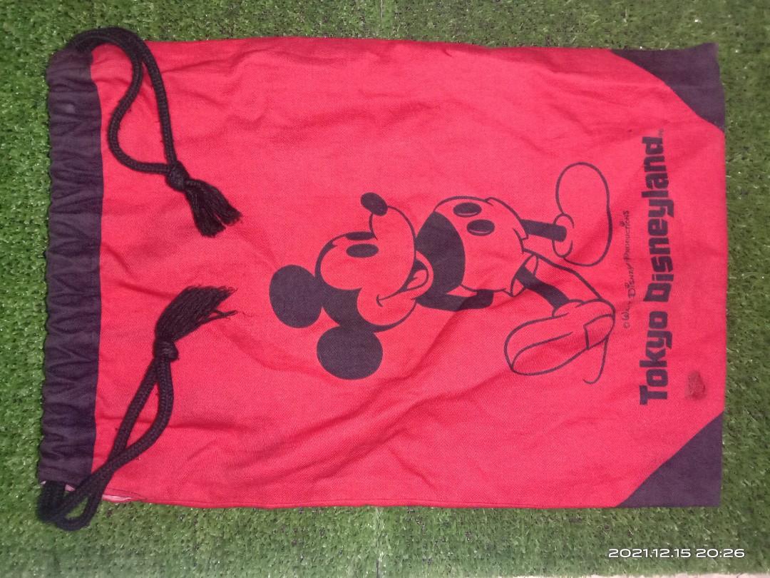 disneyland drawstring bag