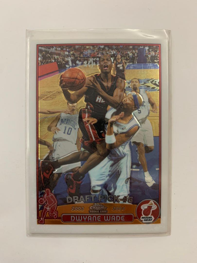 Dwayne Wade Topps Chrome Rookie Card (Category: Raw Singles) located in Pasig City. Submitted by joeytanyag (Listing ID 1131957227, Image 1). Description: 2003 - Topps - Chrome - Base - Standard - Dwyane Wade #115 Sport: Basketball Year: 2003 Collection: Chrome Base/Insert: Base Parallel: Standard Print Run: Unknown.