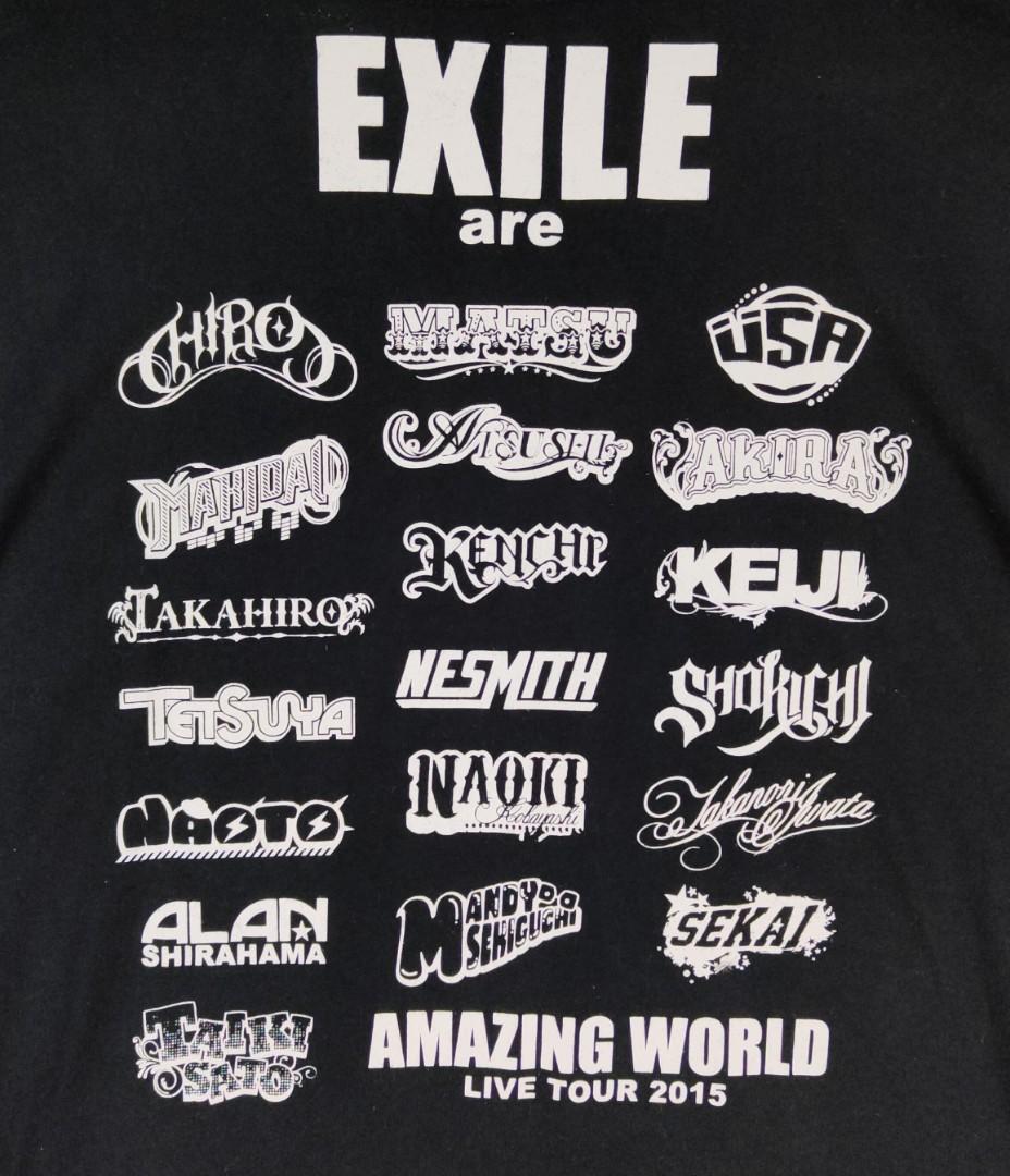 SOLDOUTです！EXILE ファン必見‼︎ツアーTシャツ 2004