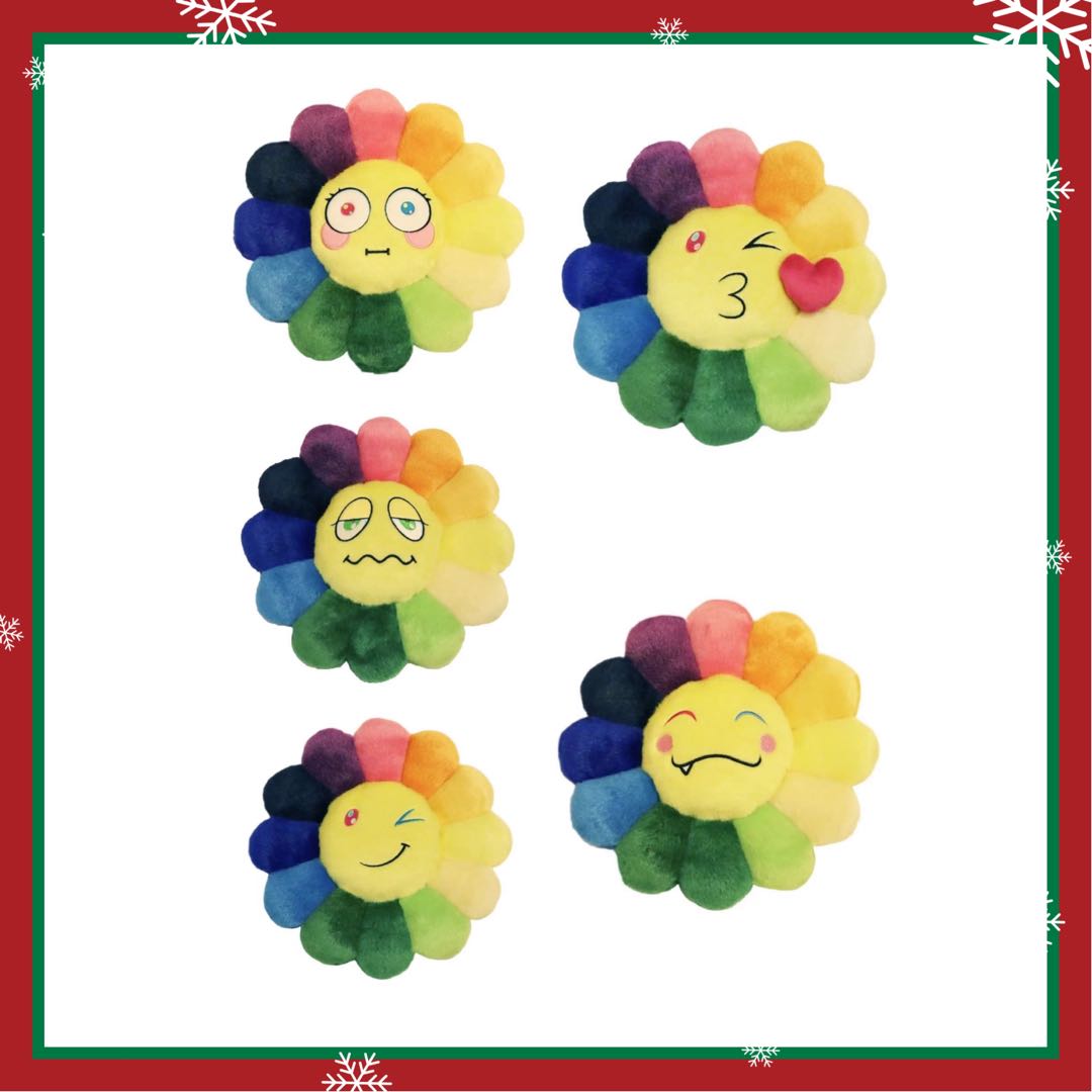 村上隆新款Flower Emoji Cushion (30cm), 傢俬＆家居, 家居裝飾, 家居 